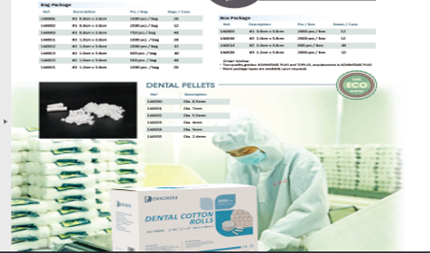 Absorbert dental cotton Roll 2